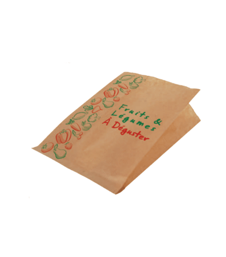 Sac papier kraft Fruits & Légumes - Pack Vert Emballage