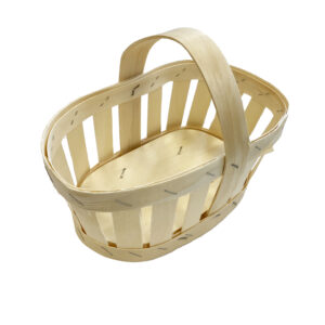 Barquette Bois Ovale avec anse